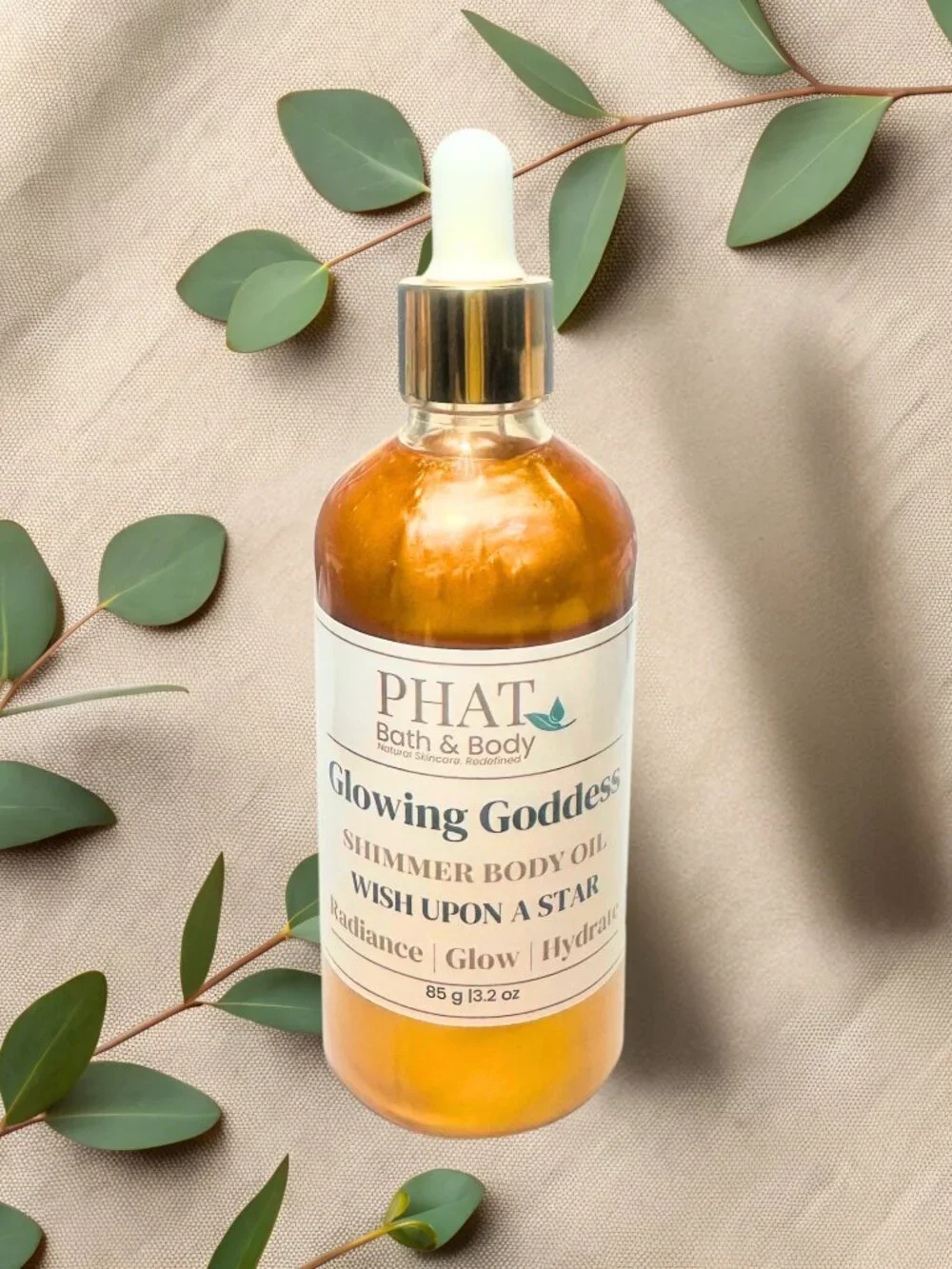 Phat Bath & Body Wish Upon a Star Glowing Goddess Shimmer Body Oil